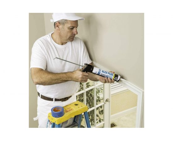 Акрилово-латексный герметик с добавками силикона DAP ALEX PLUS 300 мл прозрачный 7079830106 – изображение 3