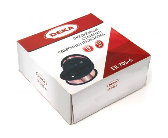 Омедненная проволока ER70S-6 1 мм, 15 кг Deka P-1510 – изображение 3