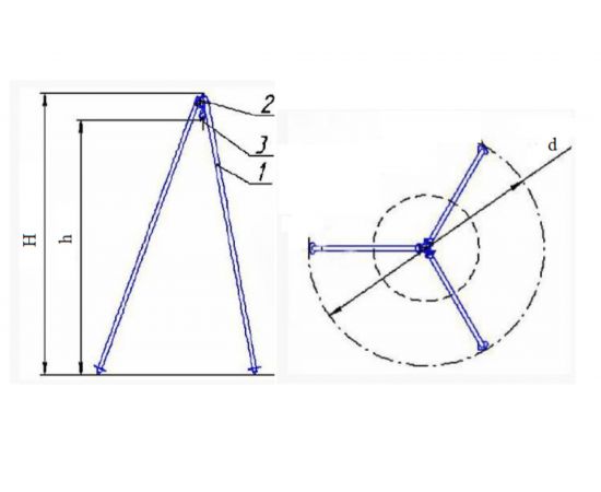 Тренога перегрузочная ТП-500 Комплан 4627201549778 – изображение 3