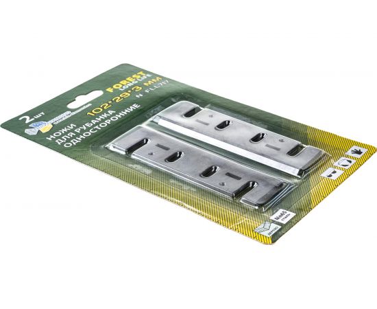 Ножи для электрорубанка односторонние 102х29х3 мм, 2 шт TRIO-DIAMOND FLL717 – изображение 4