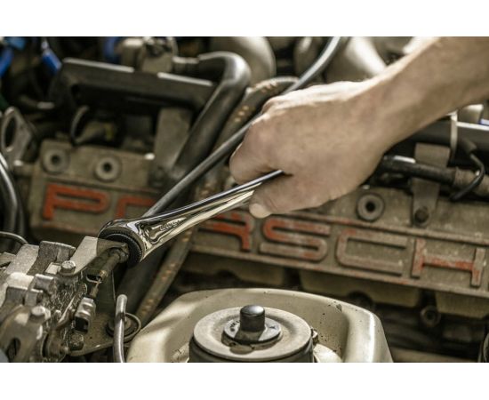 Комбинированный ключ HOEGERT TECHNIK трещоточный разрезной 19 мм HT1R074 – изображение 4