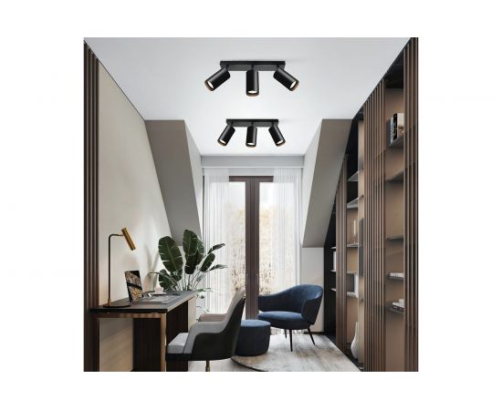 Настенно-потолочный светильник FERON ML202 под лампу GU10, белый 41064 – изображение 4