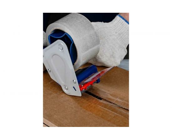 Диспенсер для клейкой упаковочной ленты ВОЛГА ПОЛИМЕР для скотча шириной 75 мм Т18_40 – изображение 5