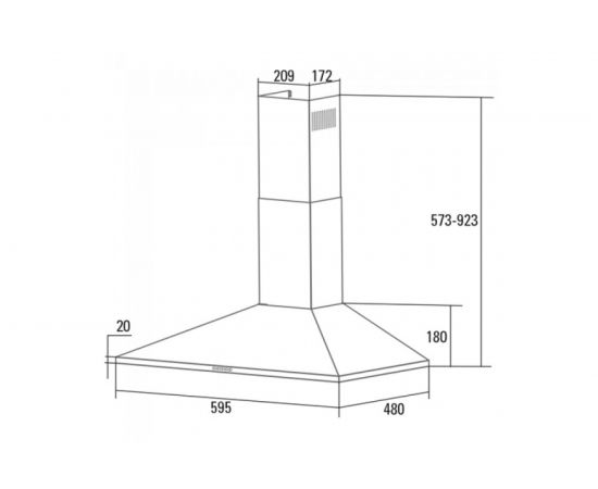Кухонная вытяжка CATA V-6000 WH 02061099 – изображение 9