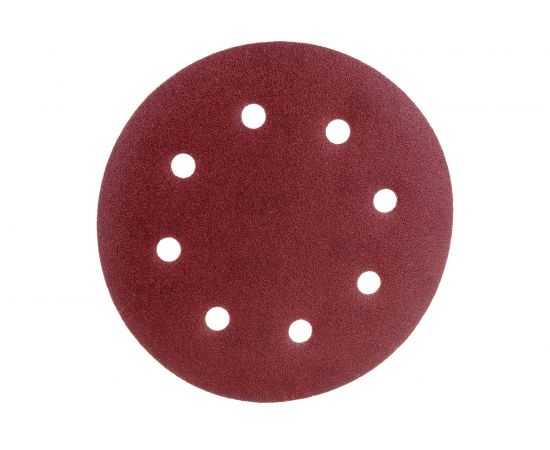 Круг шлифовальный (5 шт; 180 мм; P120; 8 отверстий) АЯ-ТЕХ 4673729815062 