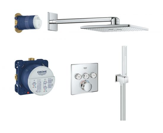 Набор для комплектации душа GROHE SmartControl встраиваемый термостат с 3 кнопками управления 34706000 