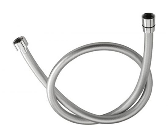 Шланг для душа REMER пластик, серебристый металлик, 1.5 м 332CNMTR150 