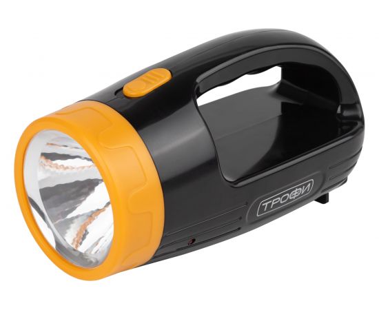Светодиодный аккумуляторный фонарь прожектор ТРОФИ PA-101 1 режим Б0053340 