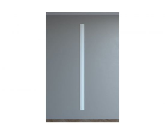 Стеновой молдинг (пилястра) Decor-Dizayn ударопрочная влагостойкая под покраску 100Х11Х2000 мм DD201 