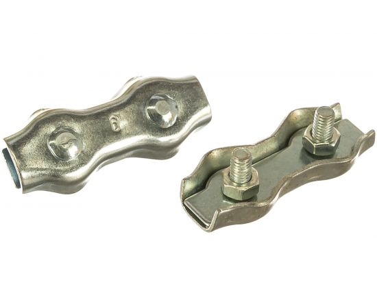 Канатный двойной зажим КРЕП-КОМП Duplex м6 25шт зд6ф 