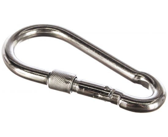 Пожарный карабин с фиксатором КРЕП-КОМП DIN 5299 D м12 5шт кпф12ф 