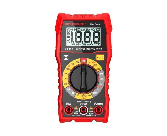 Цифровой мультиметр КВТ KT 108 PROLINE 86324 