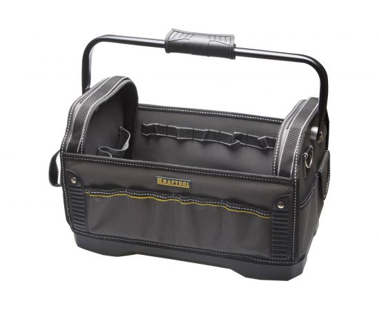 Каркасная сумка Kraftool INDUSTRIE жесткое пластиковое дно, 20 карманов, 8 петель-держателей 38741 