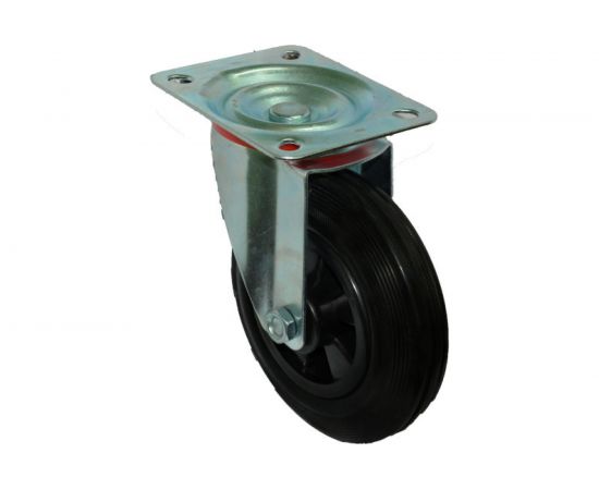 Колесо для мусорных контейнеров поворотное усиленное SC80 200 мм MFK-TORG 4001200-KU 