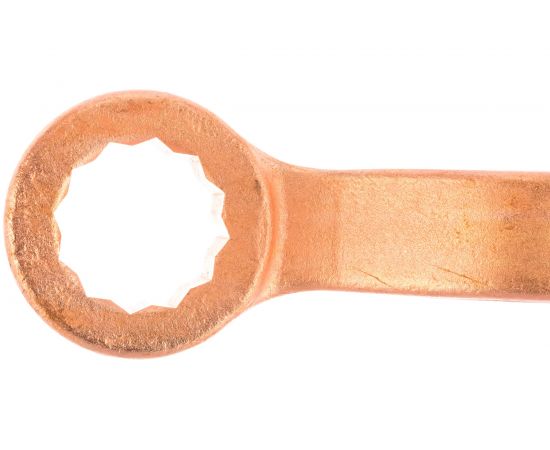 Ключ КЗСМИ КГН-41-46 накидной двусторонний коленчатый ТУ ст.40Х омедненный 51333257 – изображение 2