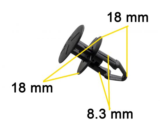 Автокрепеж для Renault 10 шт 054000001R КрепАвто 1857 – изображение 2