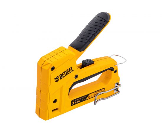 Мебельный степлер Denzel тип 53 и 13, 6-14 мм, тип 140, 10-14 мм, тип 300, 15 мм, тип 500, 15 мм 40215 – изображение 2