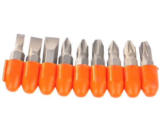 Реверсивная отвертка с набором бит 9 шт SPARTA 115455 – изображение 2