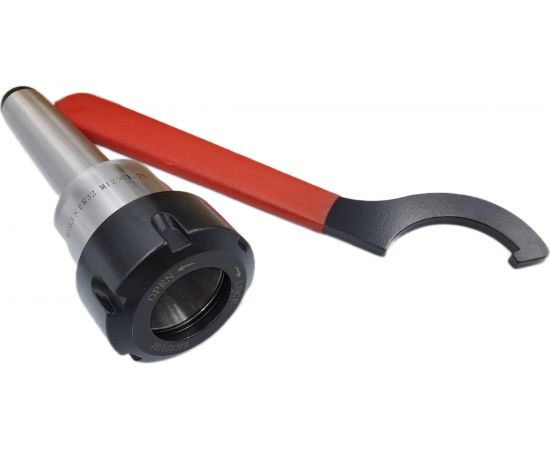 Патрон цанговый КМ3 с набором цанг ЕR 32 18 шт, 3-20 мм TORNERI 041902 – изображение 2