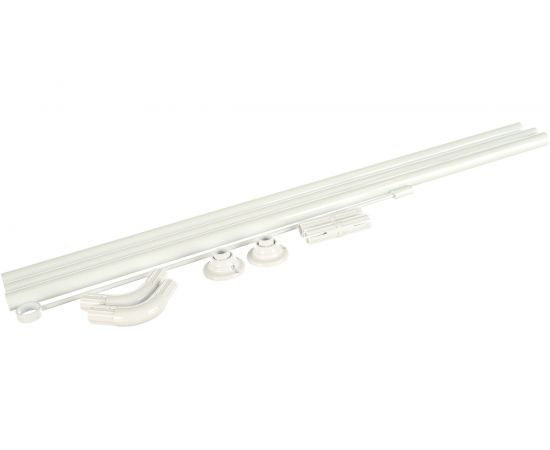 Угловой карниз для ванной комнаты IDDIS белый 040A200I14 – изображение 2