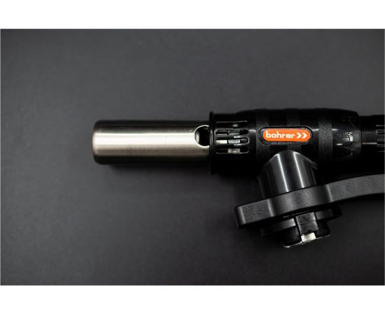 Газовая насадка-горелка Bohrer Комфорт рукоятка, вентиль, с пьезоподжигом 89101040 – изображение 2