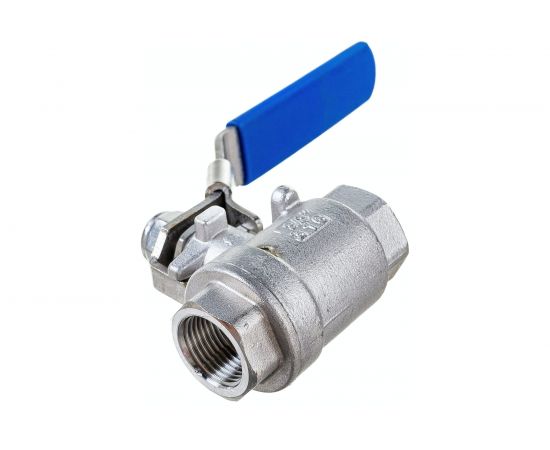 Нержавеющий полнопроходной кран DN.ru КШМП.316.230 Ду10 Ру63 SS316 резьбовой DN.ru-КШМП.316.230-010-h – изображение 2