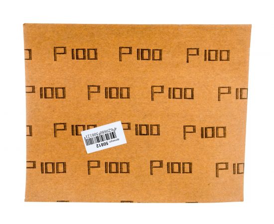 Шлифшкурка неводостойкая на бумаге SA18921 (230x280 мм; Р100; №12; Гранат) CNIC 50812 – изображение 2