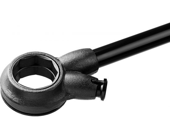 Трещотка с удлинителем для клуппов MIRAX 1/4"" - 1 1/4"", длина 620мм 28245 – изображение 3