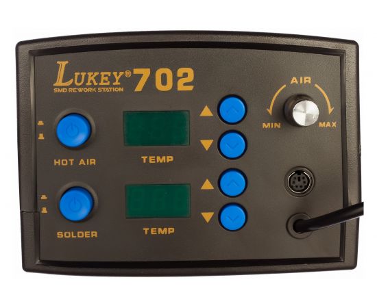 Цифровая паяльная станция, фен+паяльник LUKEY 702 5434 – изображение 3