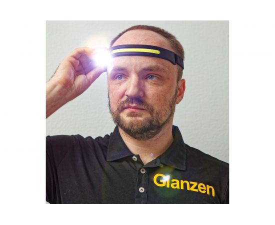 Светодиодный налобный аккумуляторный USB фонарь GLANZEN UFL-0650-8005 КА-00008355 – изображение 3