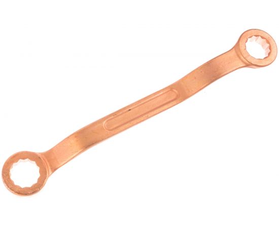 Ключ КЗСМИ КГН-41-46 накидной двусторонний коленчатый ТУ ст.40Х омедненный 51333257 – изображение 3