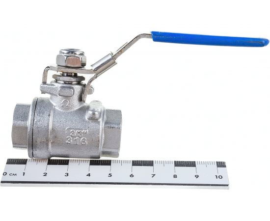 Нержавеющий полнопроходной кран DN.ru КШМП.316.230 Ду10 Ру63 SS316 резьбовой DN.ru-КШМП.316.230-010-h – изображение 4