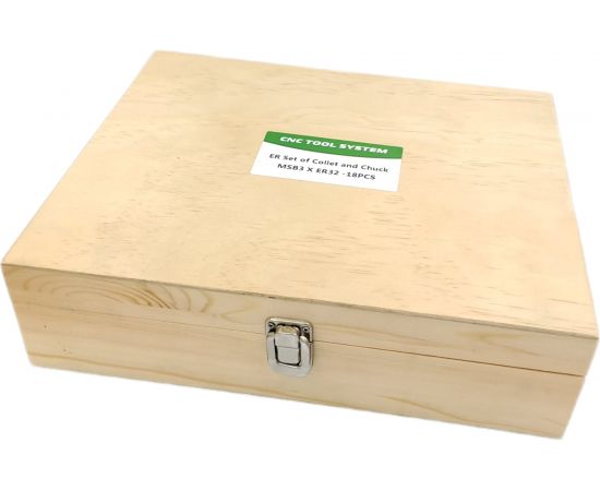 Патрон цанговый КМ3 с набором цанг ЕR 32 18 шт, 3-20 мм TORNERI 041902 – изображение 4