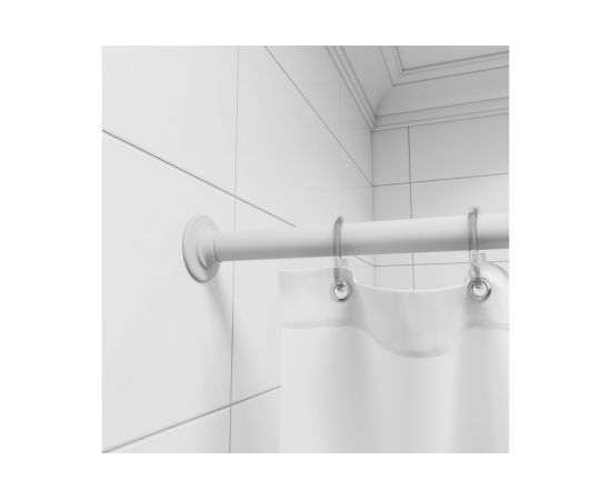 Угловой карниз для ванной комнаты IDDIS белый 040A200I14 – изображение 5