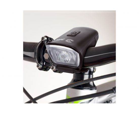 Светодиодный велосипедный фонарь ЭРА VA-701 6 Вт, SMD, аккумуляторный, передний, micro USB, черный, Б0052321 – изображение 7