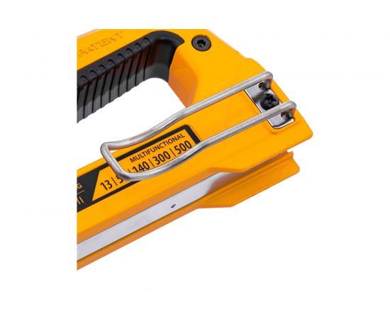 Мебельный степлер Denzel тип 53 и 13, 6-14 мм, тип 140, 10-14 мм, тип 300, 15 мм, тип 500, 15 мм 40215 – изображение 8