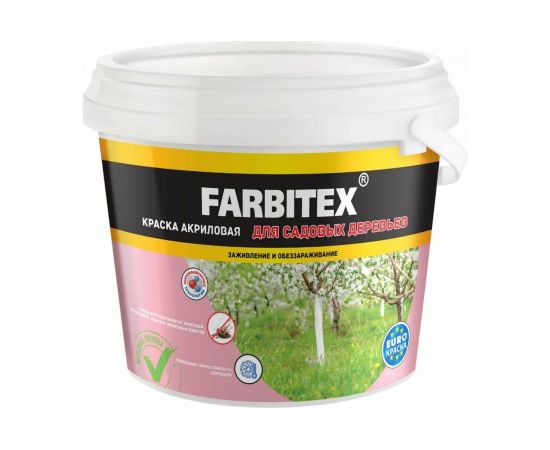 Краска для садовых деревьев Farbitex 3 кг 4300007083 