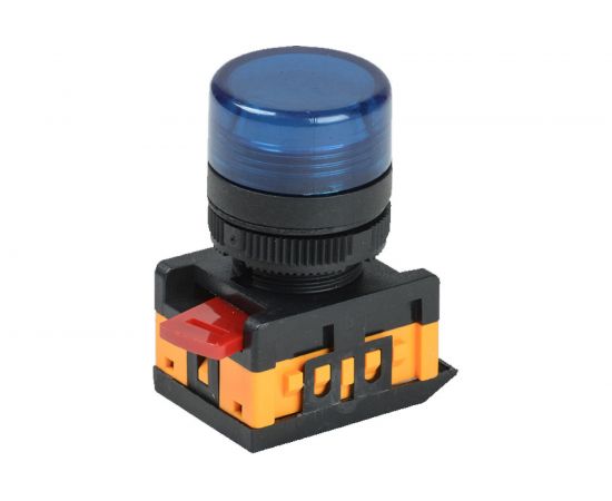 Сигнальная лампа IEK AL-22TE синяя, неон BLS30-ALTE-K07 