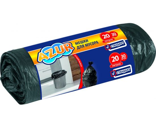 Мешки для мусора NEW (30 шт; 20 л) AZUR 90181 