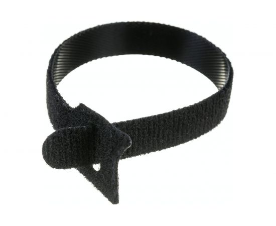 Многоразовая стяжка-липучка DORI 200x12 мм черная 10 шт 42242 