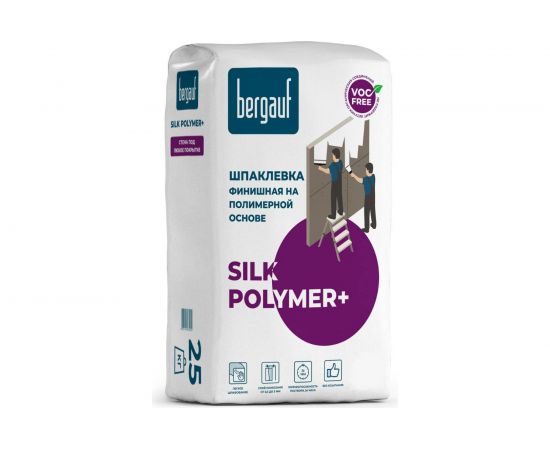 Финишная шпаклевка на полимерной основе Bergauf Silk Polymer + 25 кг 29365 
