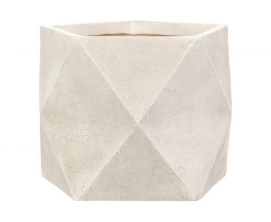 Напольное кашпо для цветов IDEALIST Lite Геометри Ромб, 55х55х44 см, 133 л DSQUARE55-AW 