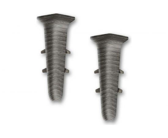 Угол внутренний для плинтуса 70 мм DECONIKA 352 Каштан серый, 1 шт. Д-П70-В-Ф2 352 КШТ СЕР 