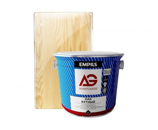 Яхтный лак Avantgarde высокой твердости, глянцевый, бесцветный, 2 л, 2.1 кг 77440 