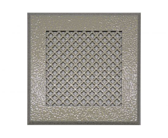 Вентиляционная решетка металлическая на саморезах 150x150 мм ООО Вентмаркет VRC00150S2 