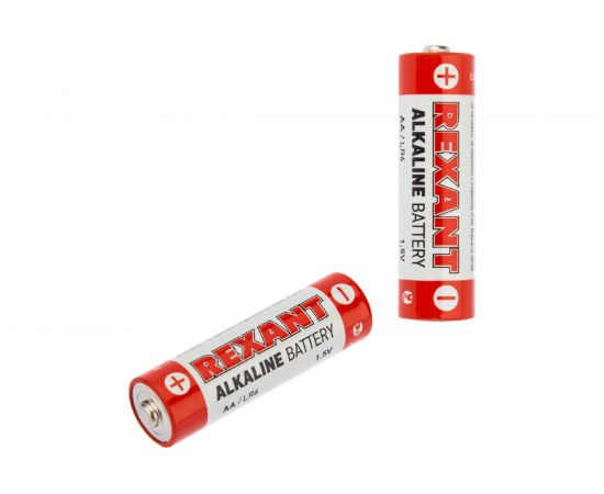 Алкалиновая батарейка REXANT AA, LR6 4 шт 30-1027 