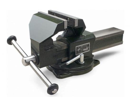 Слесарные тиски Дело Техники поворотные, с наковальней ТСС-150 392450 