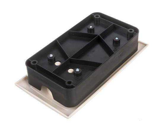 Комбинированный блок Кунцево-Электро СЕЛЕНА скрытой установки выключатель с подсветкой+розетка БКВР-418 с/к 8180 – изображение 2