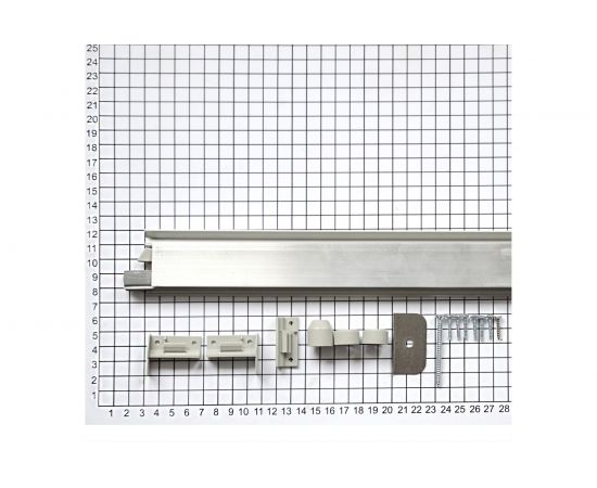 Порог автоматический накладной Athmer Isolporte Deco silver (930 мм, силикон, серебристый) 82186 – изображение 2