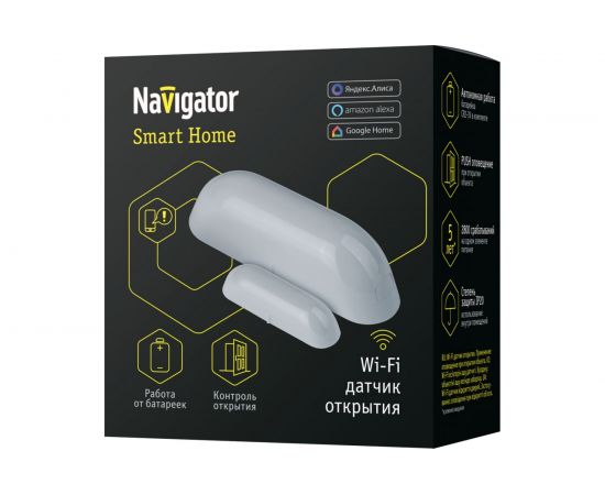 Датчик открытия дверей Navigator 14 553 NSH-SNR-D01-WiFi 14553 – изображение 2